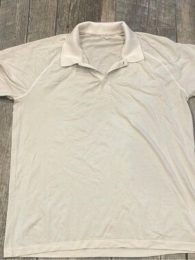 lululemon athletica Men's White Polo Shirt